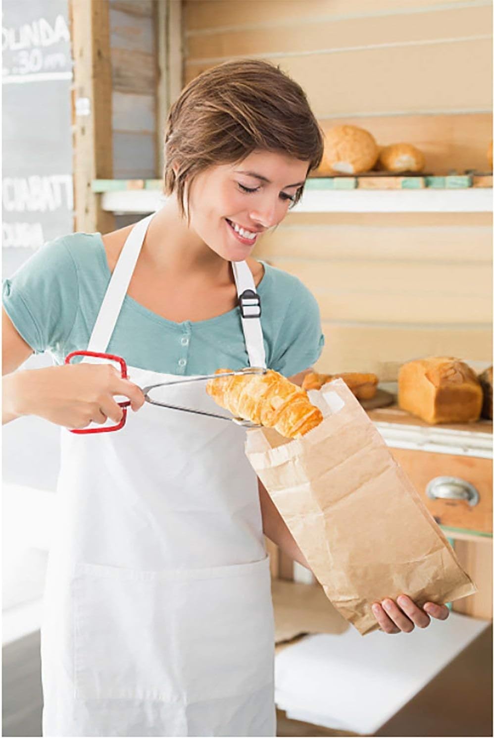 10-Inch Heavy Duty Stainless Steel Kitchen Tongs - Non-Slip Comfortable Red Grip, Scissor Design, Heat Resistant for BBQ and Cooking, Set of 3