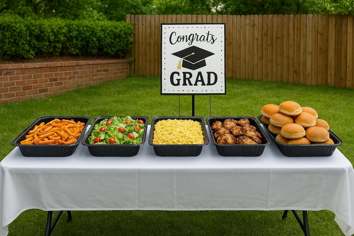 Flame-Free Catering Heat Pads & Buffet Kits – Sustainable Natural Mineral Food Warming Solution for Full & Half Pans (Party Kit/Pack of 8)