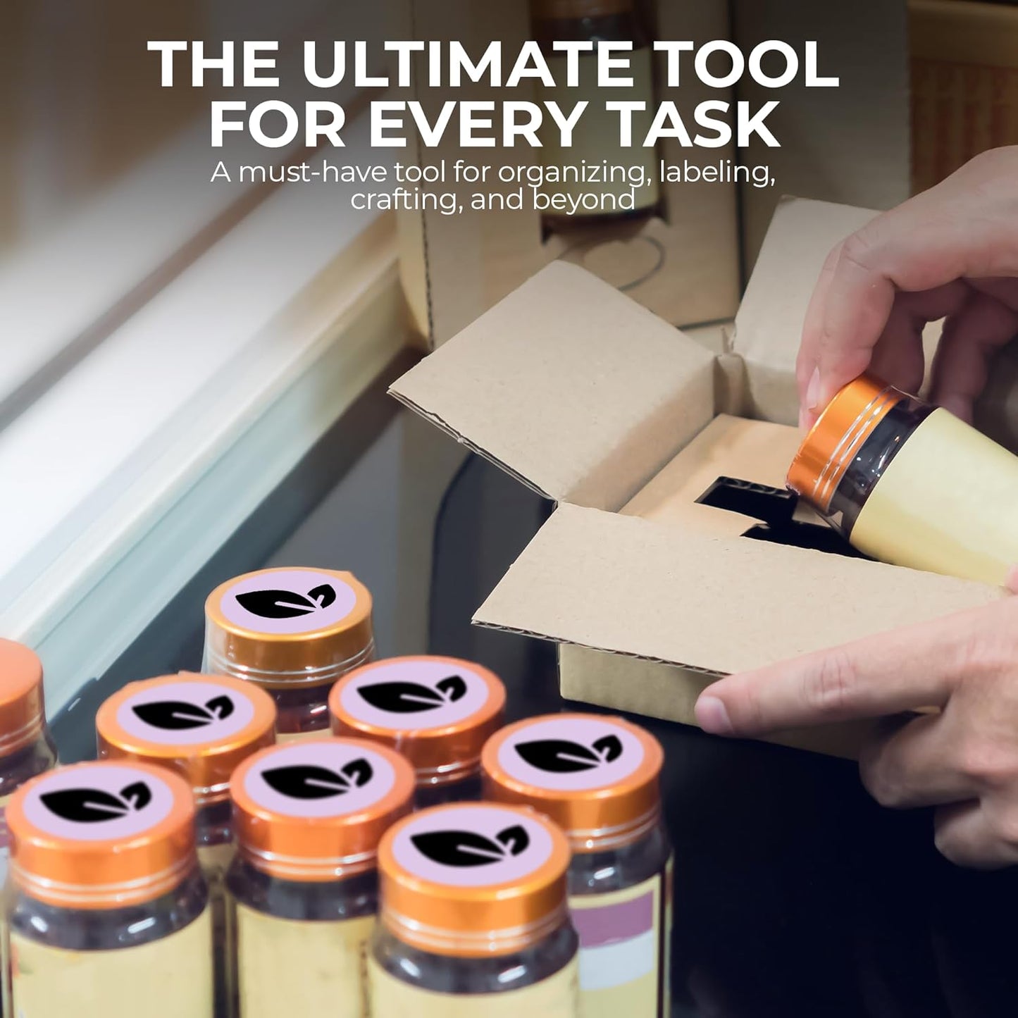 Perco Lavender 2-Inch Perforated Circle Dot Thermal Sticker Labels — 735 Stickers/Roll, Direct Thermal Printer Compatible—with Permanent Adhesive for Organizing, Color Coding, Bin Labeling—Made in USA