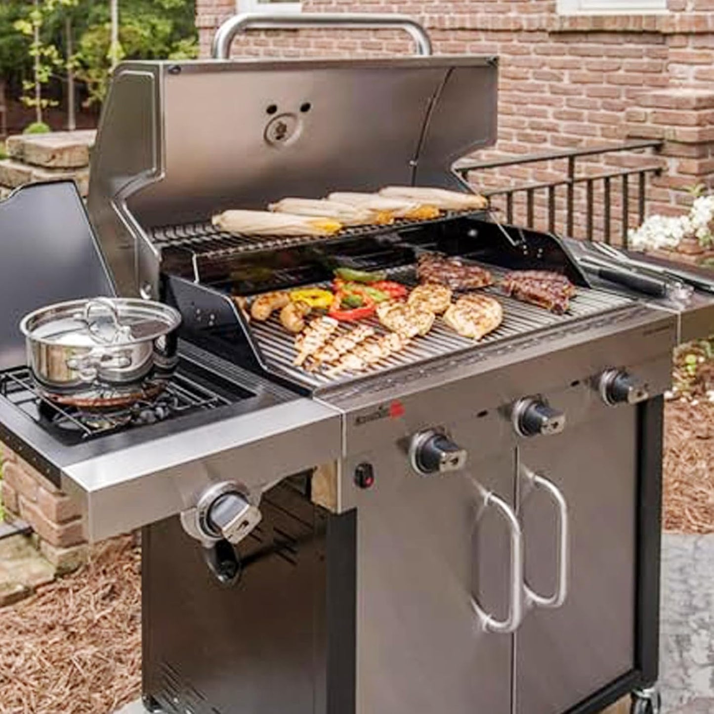 17" Grill Grate for Charbroil Performance TRU-Infrared 450 3-Burner 463370719 463371719 463371116 463371316 463371716 463336016, G460-8200-W1 Stainless Steel Emitter for Charbroil Grill Parts