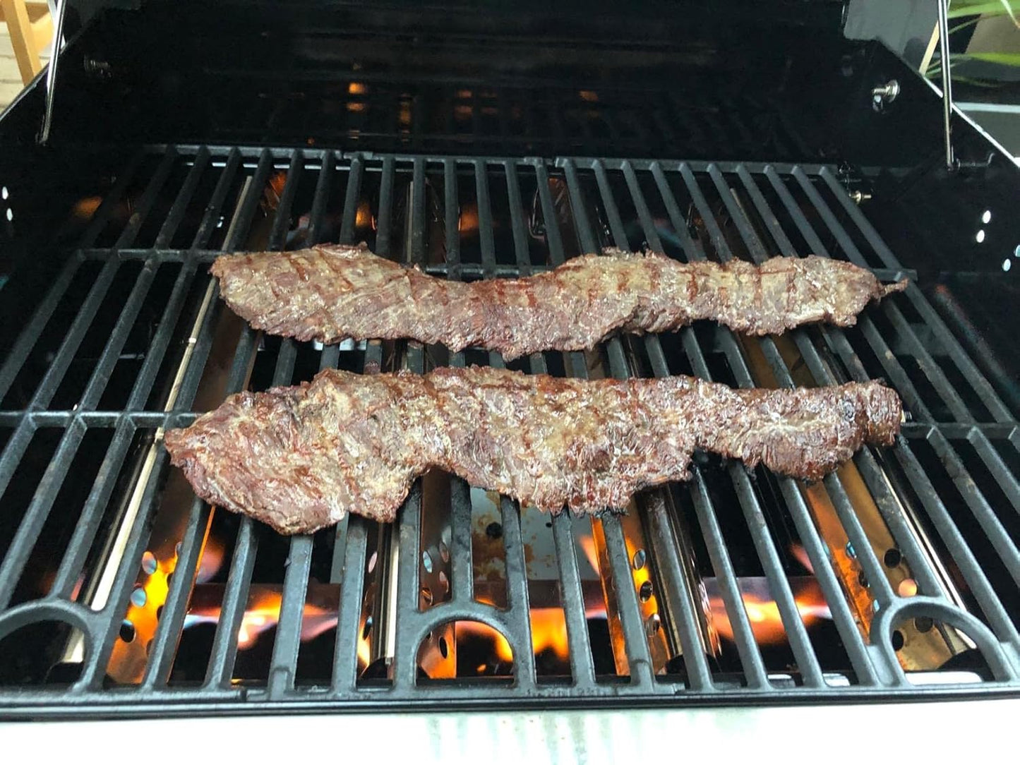 Uniflasy Cast Iron Cooking Grates fits CharBroil 2-Burner 463630021 463655021 463655421 463655621,Grids for Charbroil 463660421 463654022 463660021 463644220 463632320 Replacement Grill Grates