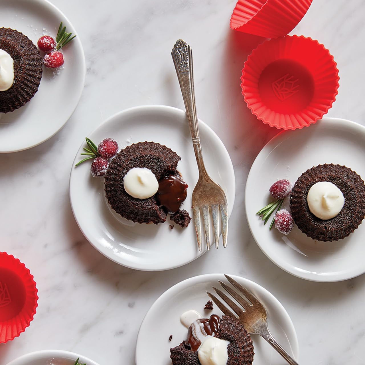 King Arthur Baking Company Non-Stick Silicone Muffin Cups, High-Heat Safe, Regular Size, Set of 12