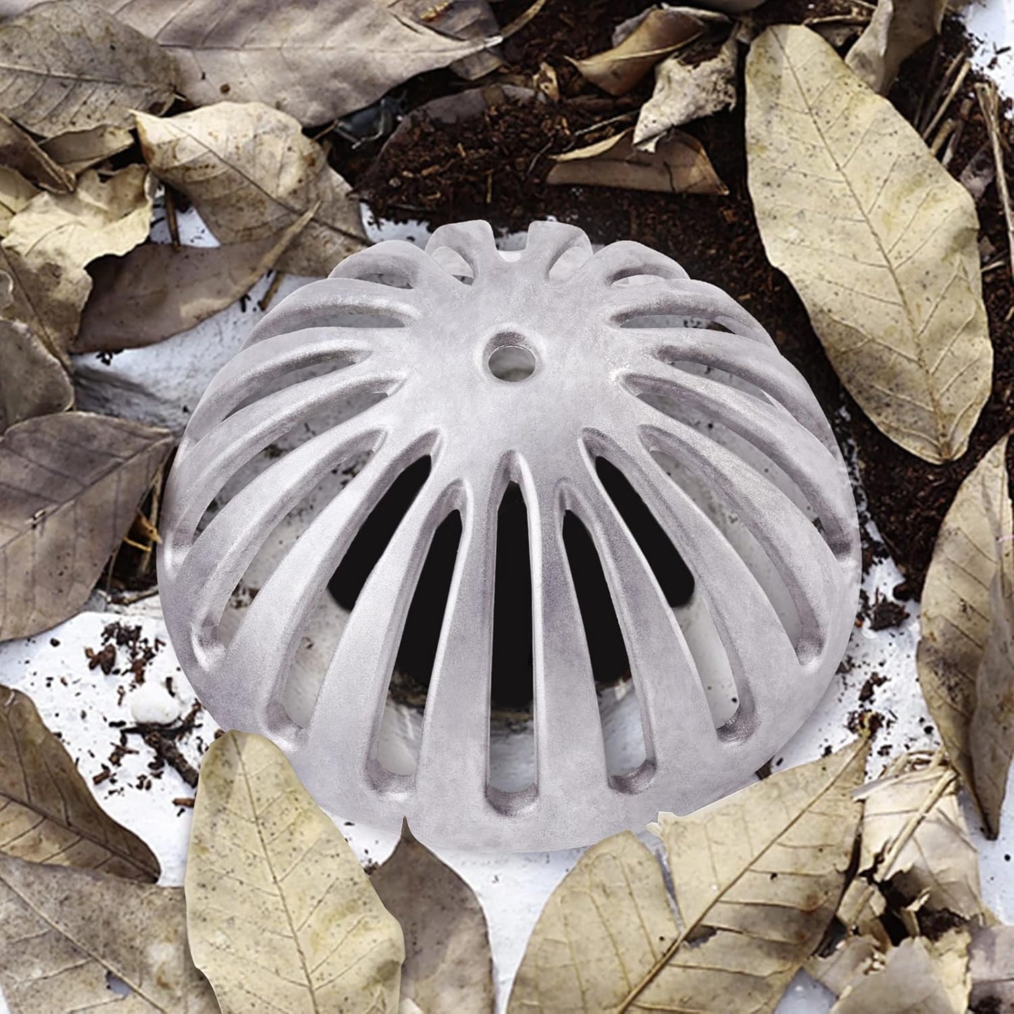 Floor Sink Strainer, Floor Drain Strainer, Heavy Duty Aluminum Dome Drain Cover, Floor Drain Cover for Restaurant, Home, Garden, Kitchen, Bar, Buffet or Food Service 5-1/2" W x 2-1/4"H(10PCS)