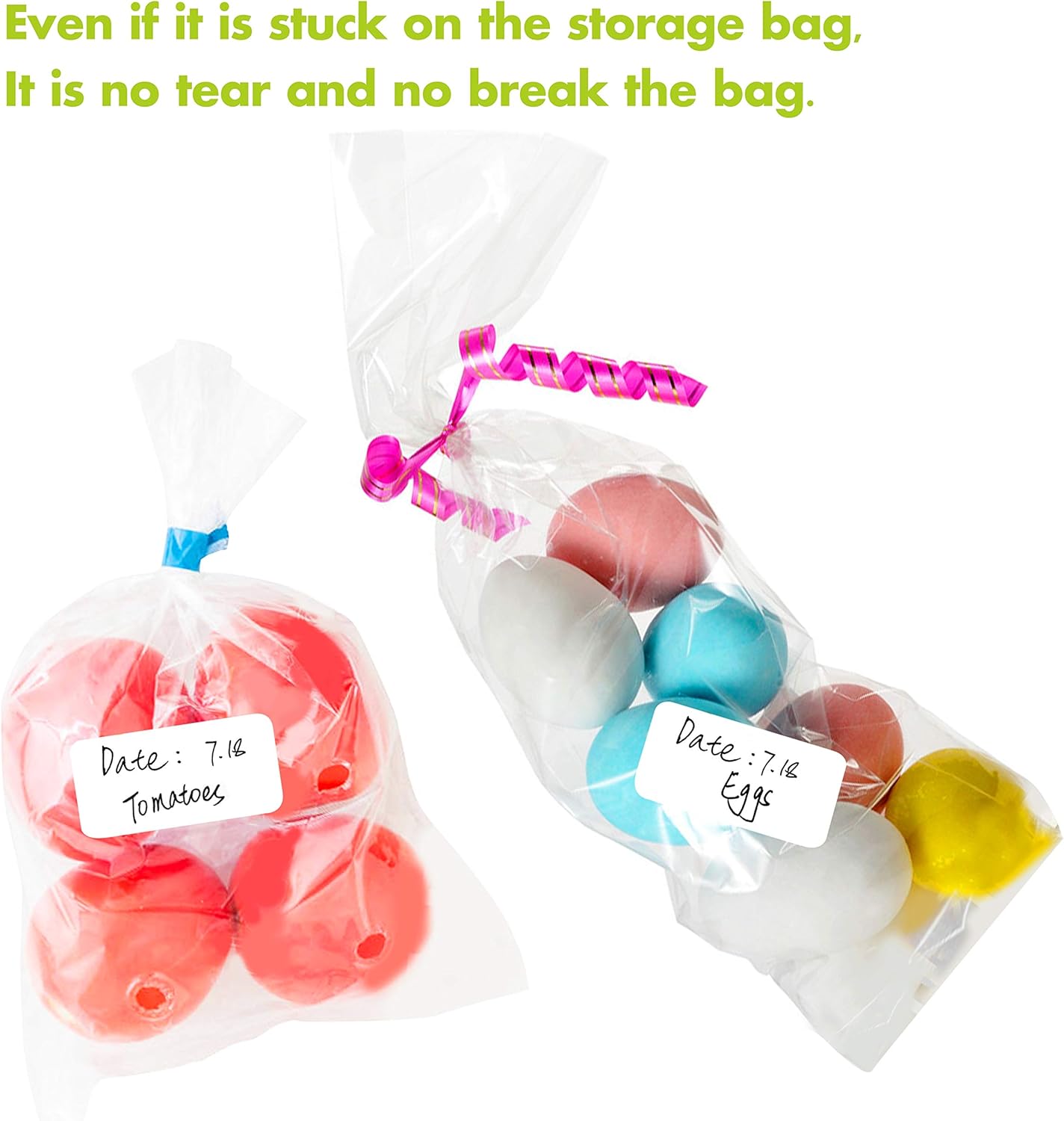 1000 Blank Removable Freezer Labels Water Oil Resistant with Perforation Line for Food Containers Jars Pantry Organization (Each Measures 1” x 2”)