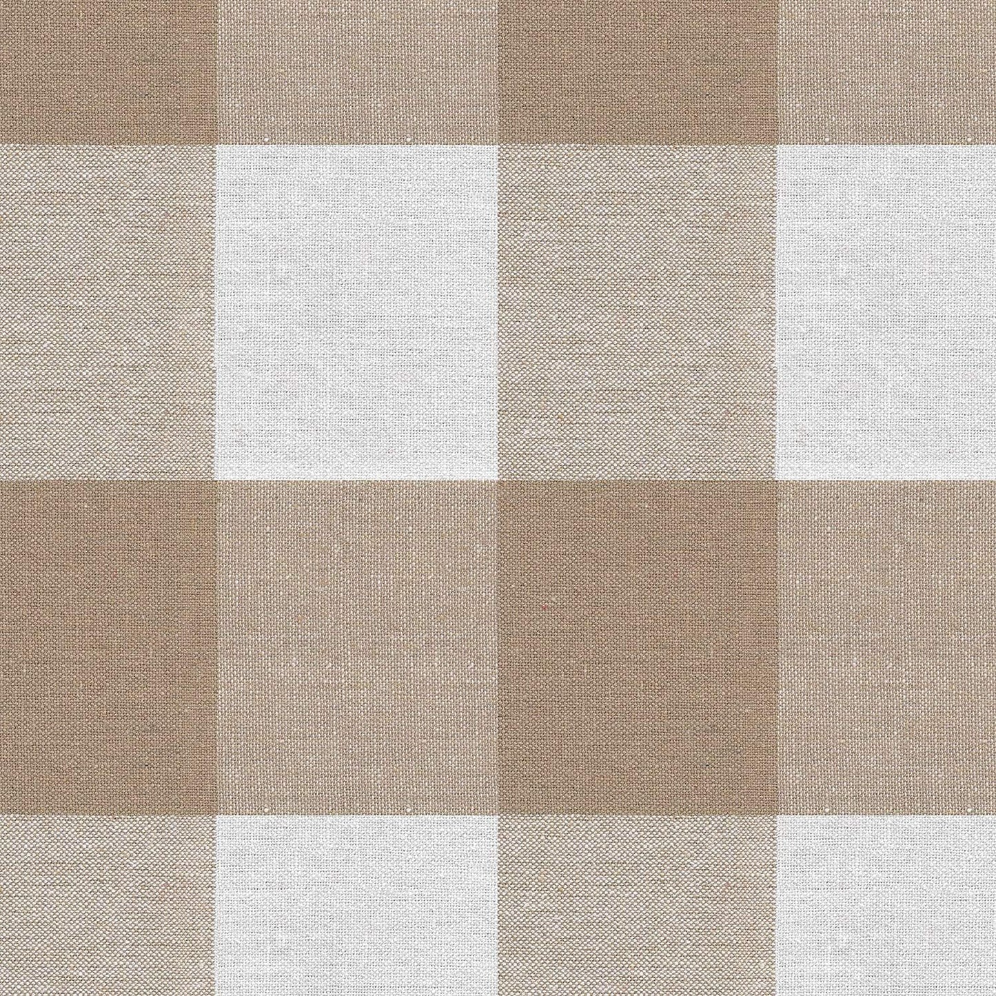 Encasa Homes 8 inches Oven Microwave Potholders (2 pc Set) for Kitchen Cooking & Baking - Heat Resistant, Thick & Safe, Protection of Hands from Hot Utensils - Buffalo Beige Checks