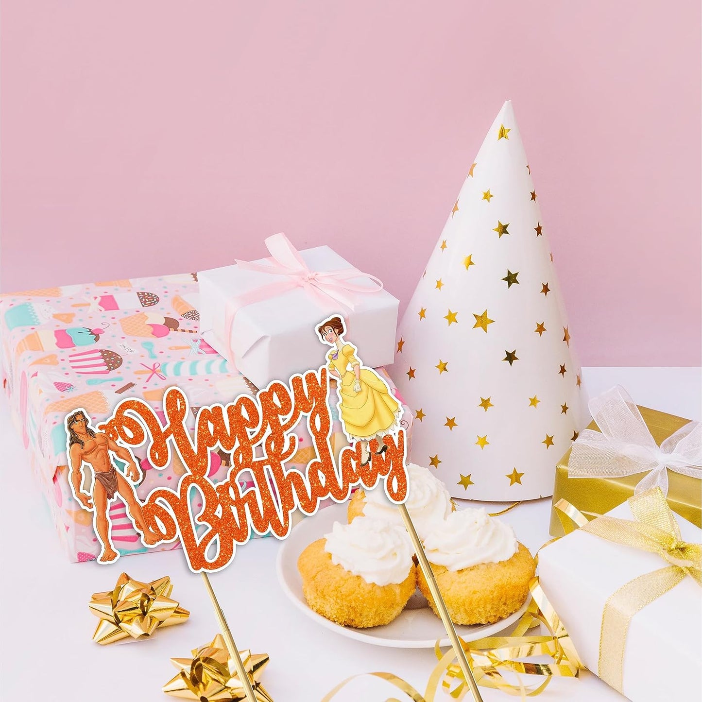 Seyal® Tarzn Happy Birthday Cake Topper