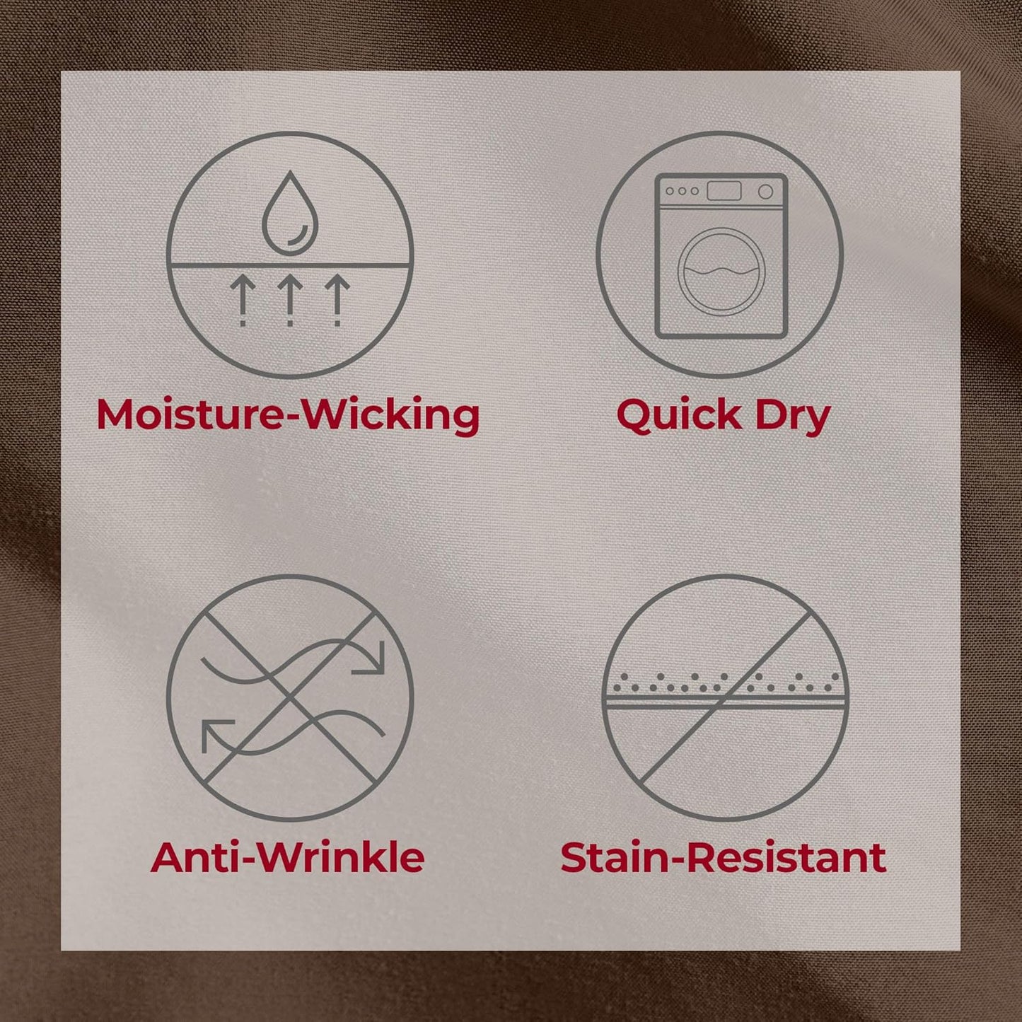 Mellanni Twin Sheets Set - 3 PC Iconic Collection Bedding - Hotel Luxury, Extra Soft, Cooling Bed Sheets - Wrinkle, Fade, Stain Resistant (Twin, Brown)