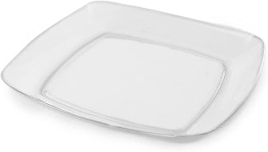 Huang Acrylic Large Square Plate | Dish For Dinning, Serving, Hosting | Durable Construction, Easy to Clean Premium Acrylic