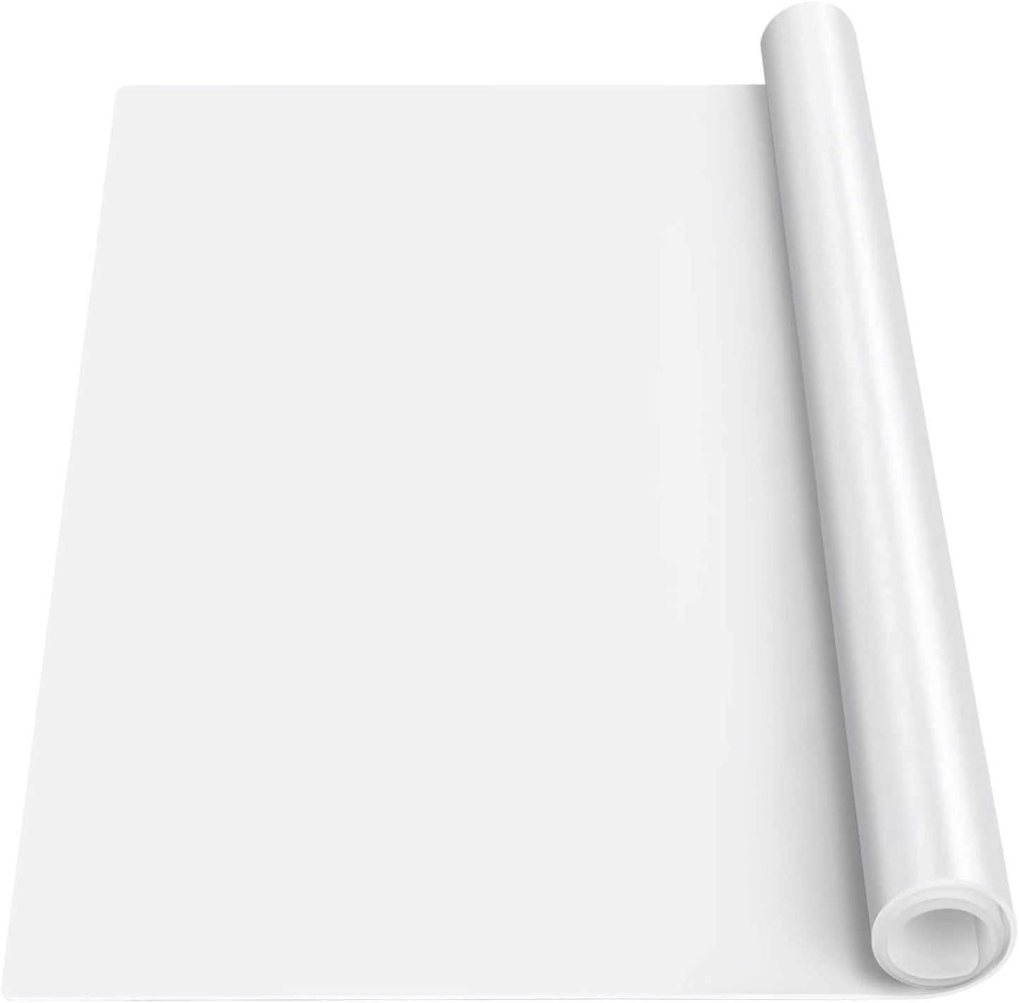 Silicone Mat Heat Resistant Mats for Countertop, Multipurpose Large Silicone Mats for Crafts Kitchen Workbench Size 48x24 inches Thick 2mm,Rolled Package,Translucent