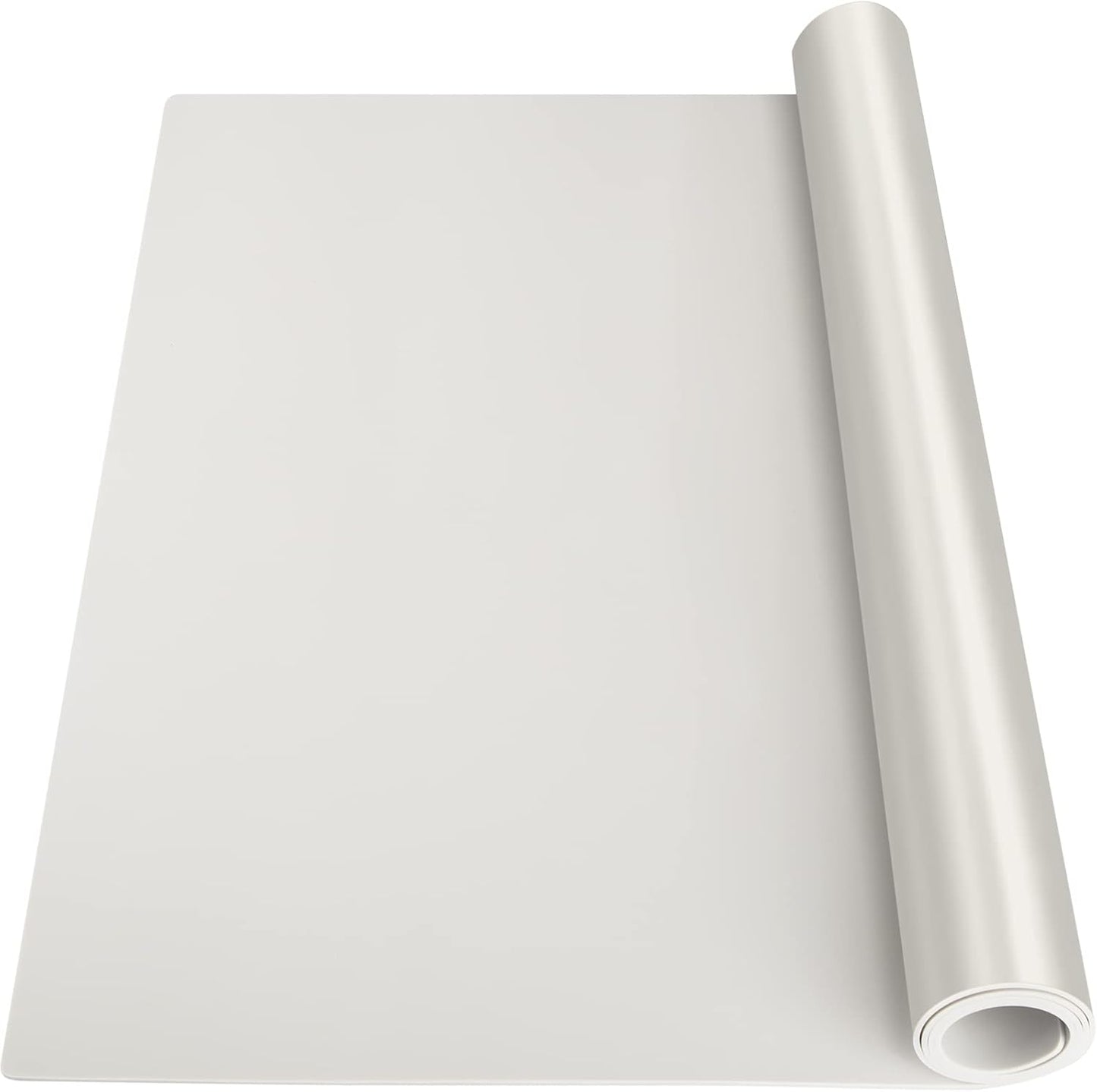 Silicone Mat Heat Resistant Mats for Countertop, Multipurpose Large Silicone Mats for Crafts Kitchen Workbench Size 48x24 inches Thick 2mm,Rolled Package,Beige