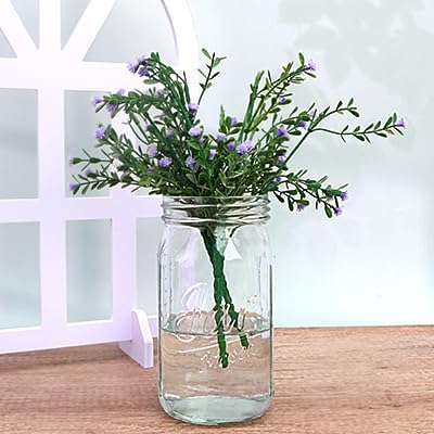 QAPPDA Wide Mouth Mason Jars 32 oz 12 Pack, Large Glass Jars Canning Jar with Lids for Pickling, Storage Food, Meal Prep, Jams, and Spices