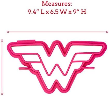 Whiskware Justice League Silicone Pancake Mold and Shaper, Breakfast Art, Dishwasher Safe, BPA and Phthalate Free Plastic, Wonder Woman