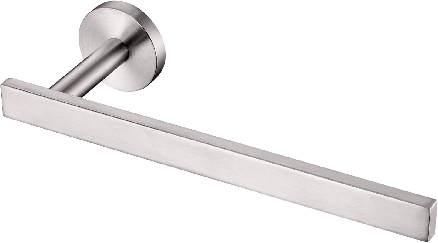 Bath Towel Rings Bathroom Towel Holder Modern Small Hand Towel Bars Stainless Steel Wall Mounted Brushed Nickel AN3001BR