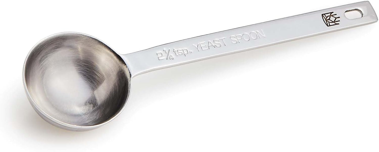 King Arthur Baking Company Yeast Measuring Spoon, 18/8 Stainless Steel, Holds 2-1/4 Teaspoons