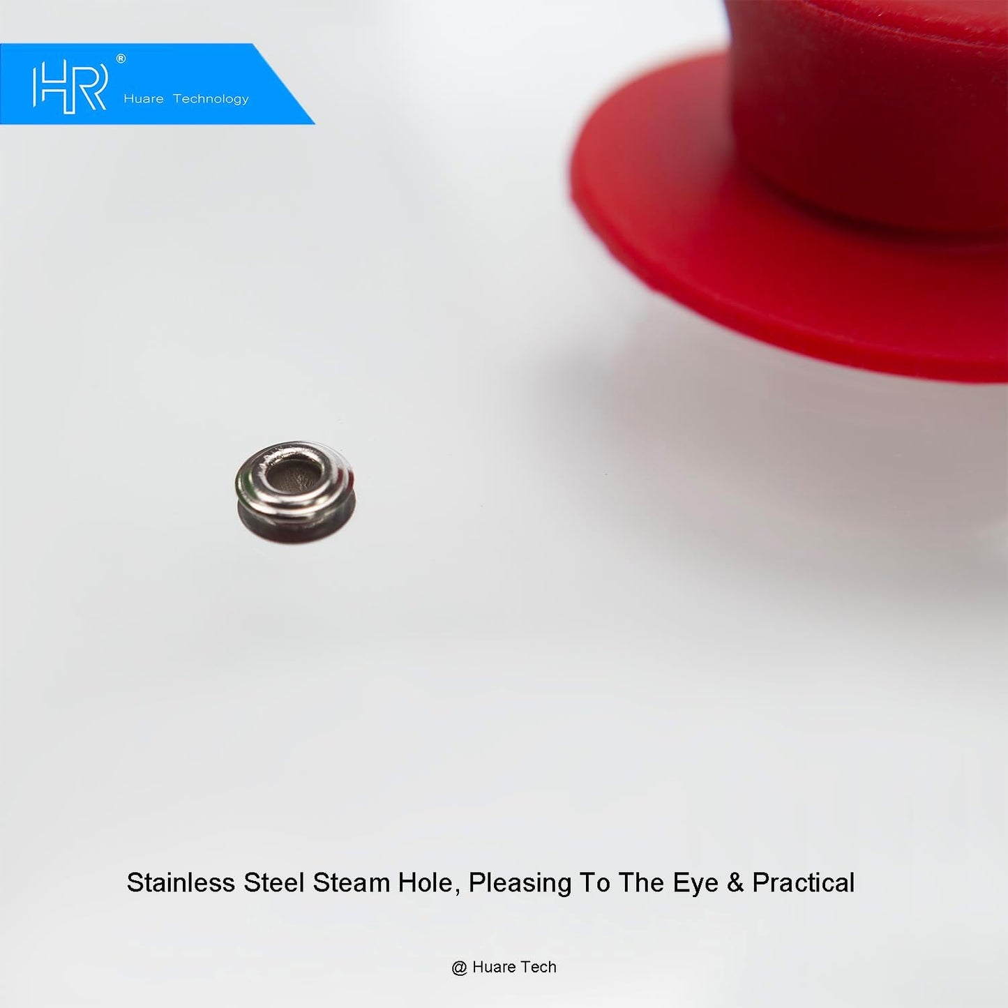 Silicon Glass Lid for Pot,Pan,Skillet Fits 8.5"(22CM) Cookware Silicon lid Dishwasher Safe, Replacement Lid Vented Tempered Glass with Heat Resistant Silicone Rim By HR Huare Technology, Red,1 Pack