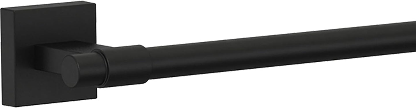 Franklin Brass Maxted (1-Pack) 24" Towel Rack for Bathroom, Matte Black Towel Bar for Bathroom Wall Towel Holder Rod Wall Mounted Bathroom Accessories MAX24-FB