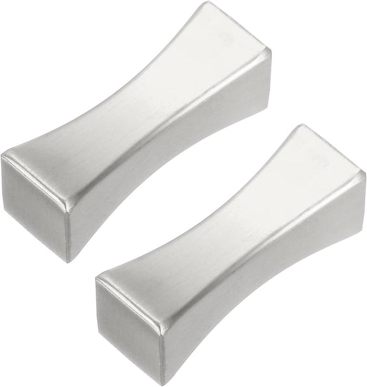 uxcell 2pcs Chopstick Rest, 304 Stainless Steel Chopsticks Holder 2"x0.7"x0.66", Household Tableware Kitchen Tools for Spoon Fork Teaspoon Dining Tool Rest, Silver Tone