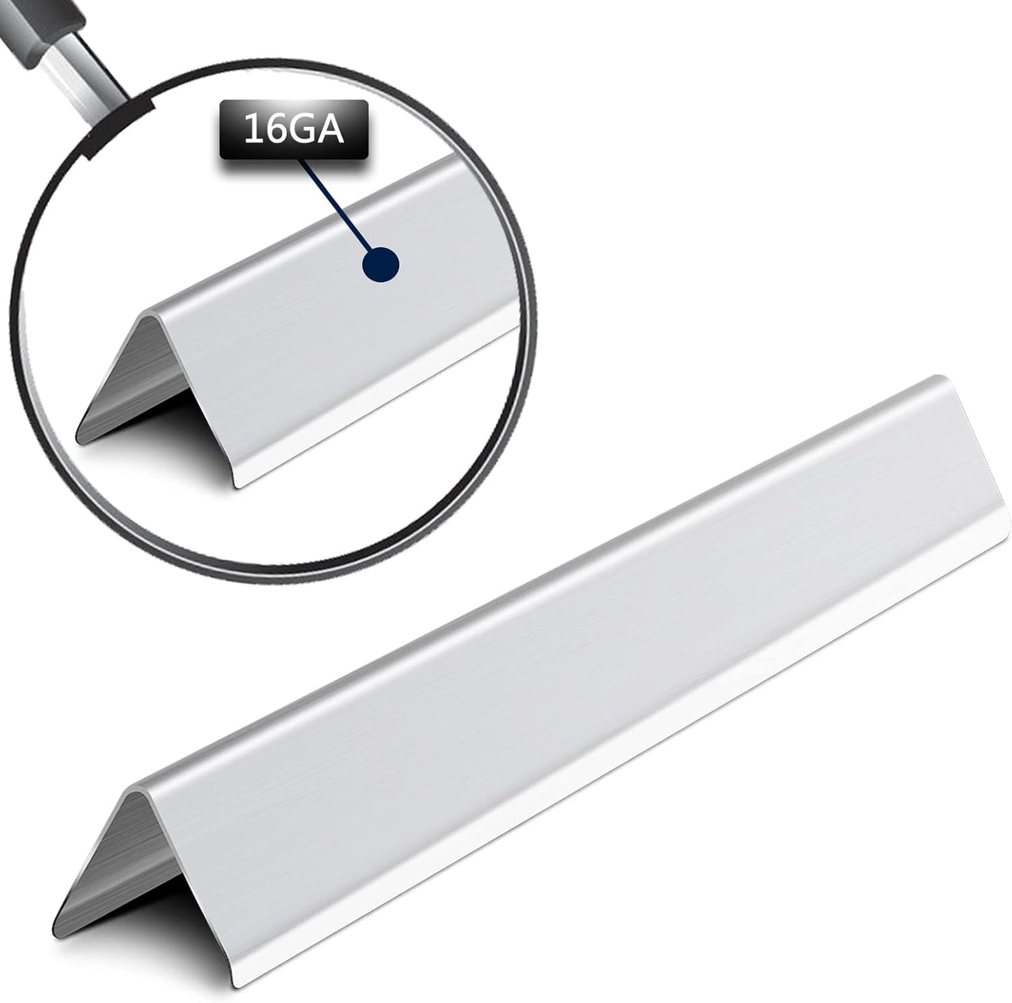 17.4” Grill Grates Replacement for 7536 7525 Weber Spirit Grill E-310, E-320, 300 Series, Weber Genesis Silver B/C, Gold B/C, Platinum B/C, Spirit 700 and 900, Flavorizer Bars Cook Grid Parts