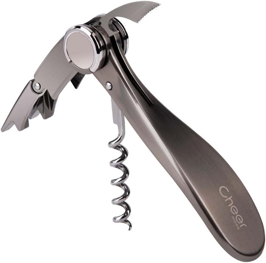 Professional Corkscrew Wine Bottle Opener with Beer Opener, Sommeliers Corkscrews, High-Level Bartender Wine Opener, Great Handling Screw Puller