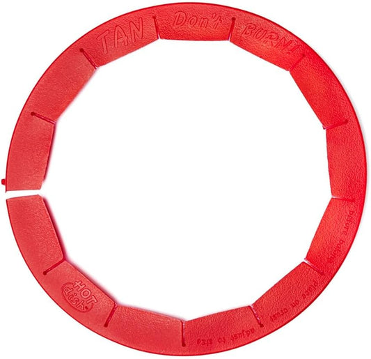 Talisman Designs Baking Pie Crust Shield Protector Cover for Edges of Pie - 8-inch to 11.5-inch Adjustable Silicone Baking Accessory for Making the Perfect Pie | Set of 1