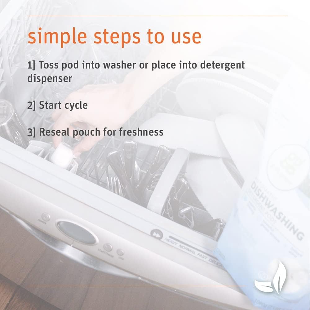 Tangerine Dishwasher Pods 24 LD