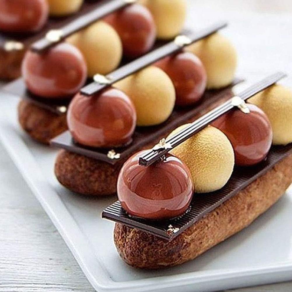 OCPO KITCHEN Mini Truffles Silicone Mold for Baking Candy, Chocolate, Cake Decoration Mold, Non-Stick & Easy Release, 3D Mini Ball Shape (15-Cavity)