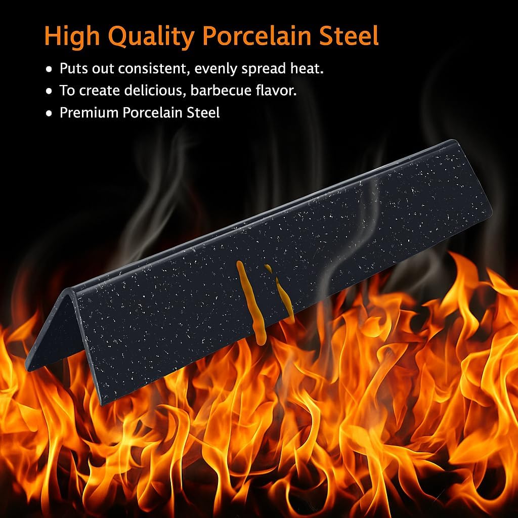 QuliMetal 7522 7535 Grill Replacements for Weber Spirit 200 & 210 Series(2009-2012 with Side Control), for Genesis Silver A, for Weber Spirit 500, 21.5" Flavorizer Bars & 15" Grill Grates