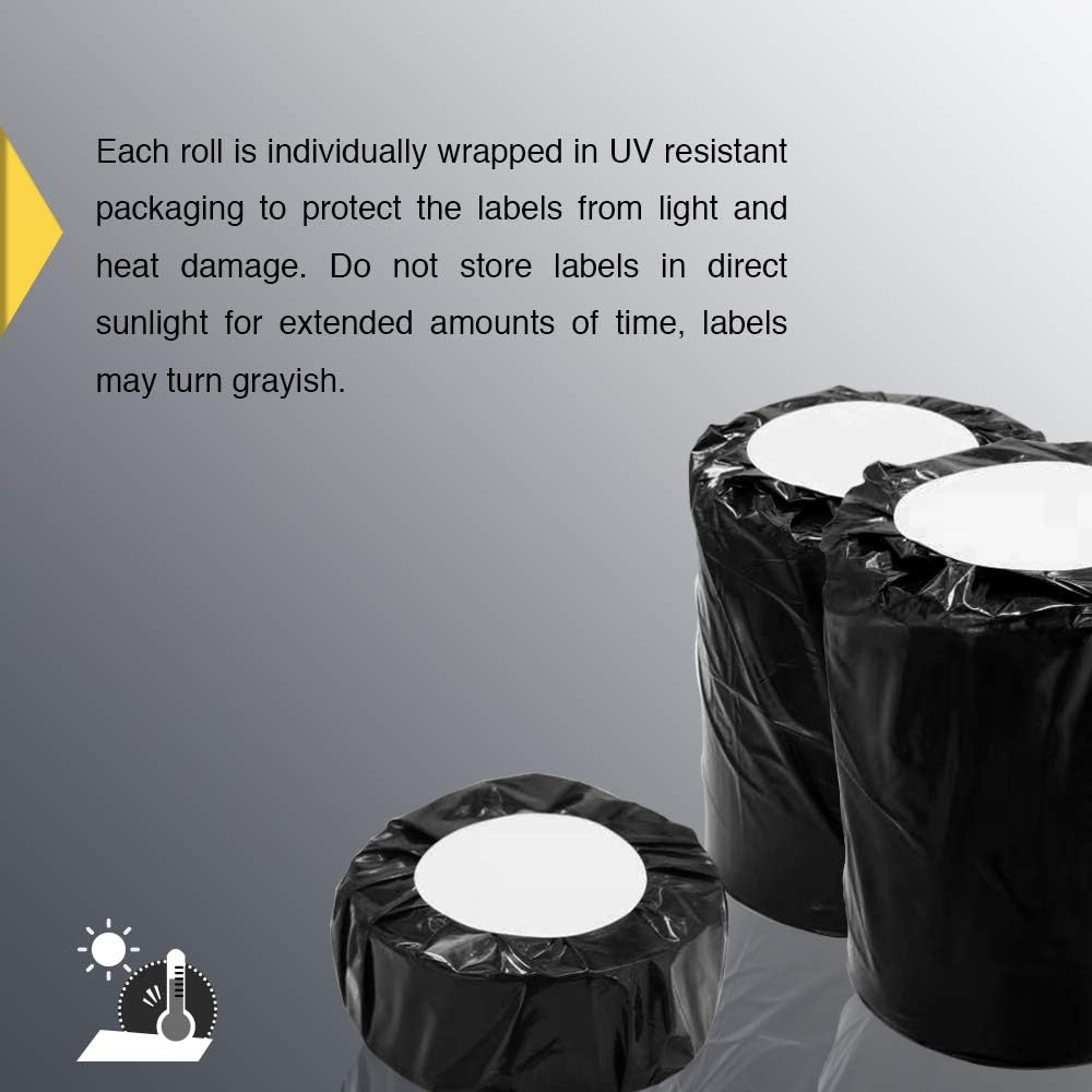 BETCKEY - 2" x 2" Square Labels Compatible with Zebra & Rollo Label Printer,Premium Adhesive & Perforated[Pink, 6 Rolls, 4500 Labels]