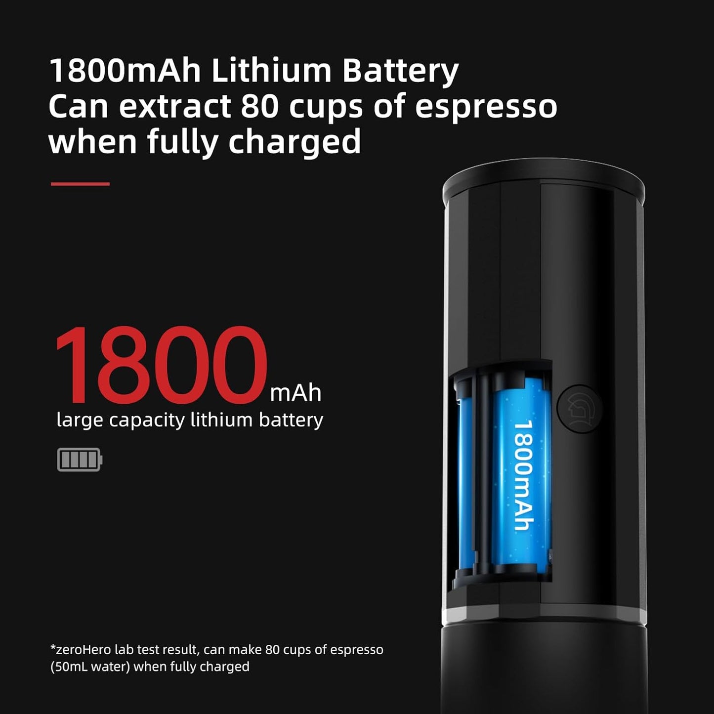 portable coffee maker15 Bar Mini Coffee Maker USB-C & Car Charger, Lightweight Espresso Maker (White)