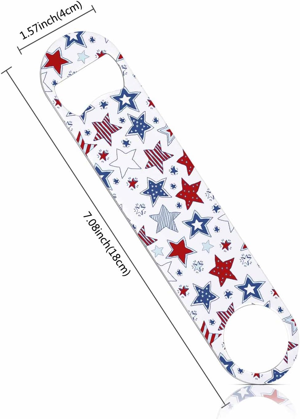 Doodle Stars Stainless Steel Bottle Opener Cartoon Xmas Decoration Christmas Vintage Flat Beer Bottle Opener Keychain for Home Kitchen Bar Restaurant Party Birthday Gift