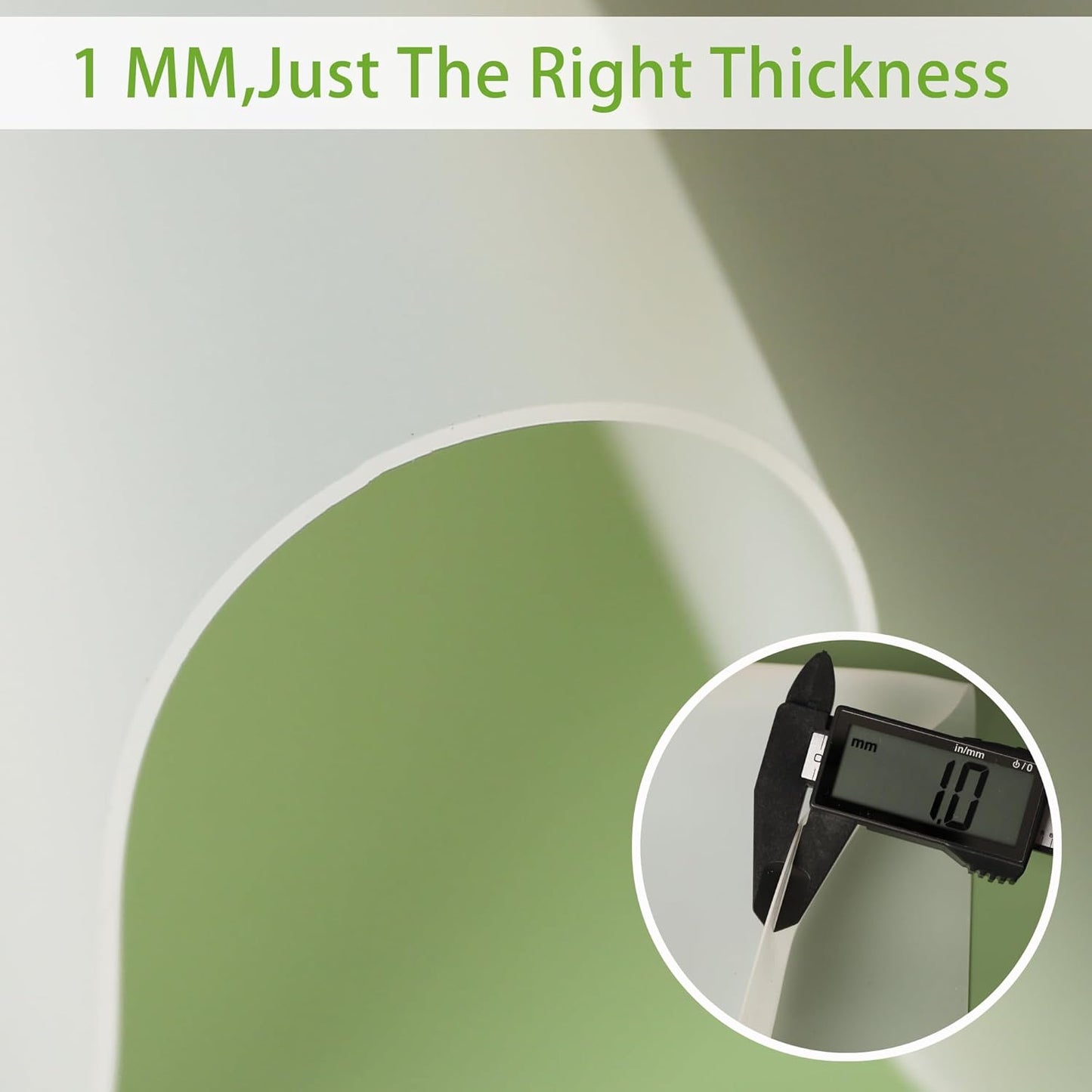 Large Silicone Mats for Kitchen Counter: 15.75” x 23.6” (1mm) Translucent Non-slip - Waterproof Clear Countertop Protector Liner - Heat Resistant Non-Stick Baking Mat 2 Pack