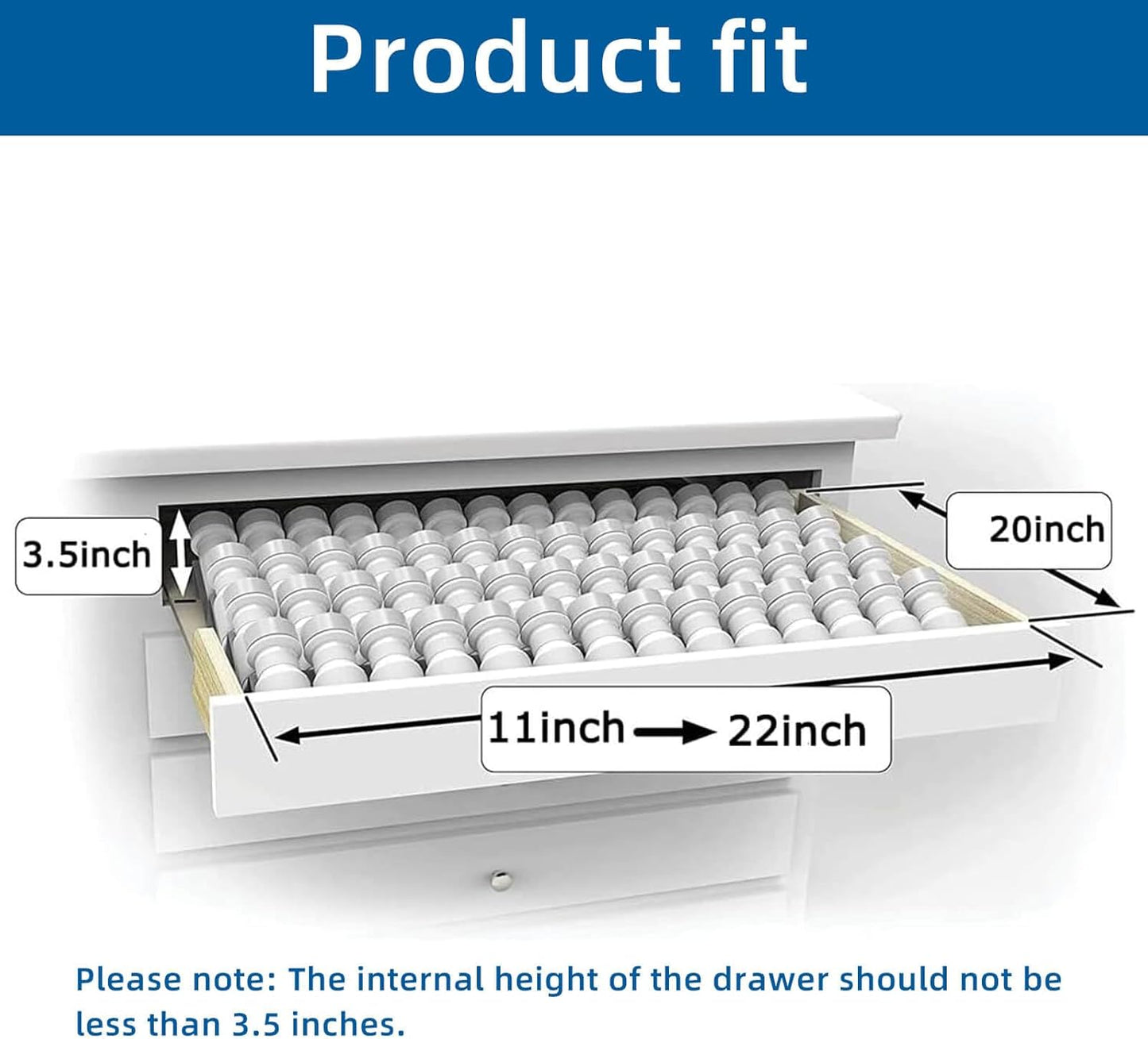 Spice Drawer Organizer, 4 Tier - 8 Pack Black Acrylic Drawer Seasoning Organizer, Expandable from 11'' to 22'', Premium Kitchen Spice Rack Organizers and Storage for Drawer
