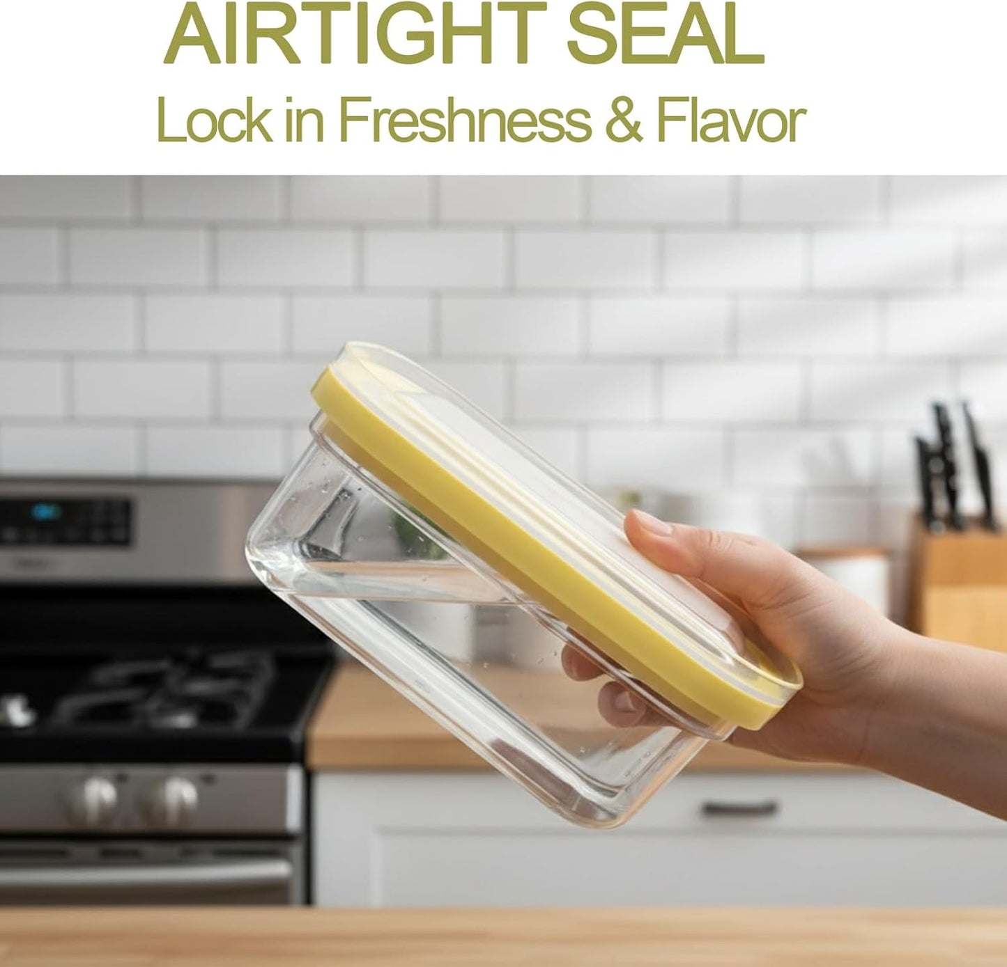 Butter Dish Slicer Cutter with Lid Sealed Butter Container with Stainless Steel Cutting Grid & Fork for Kitchen Countertop or Refrigerator Storage