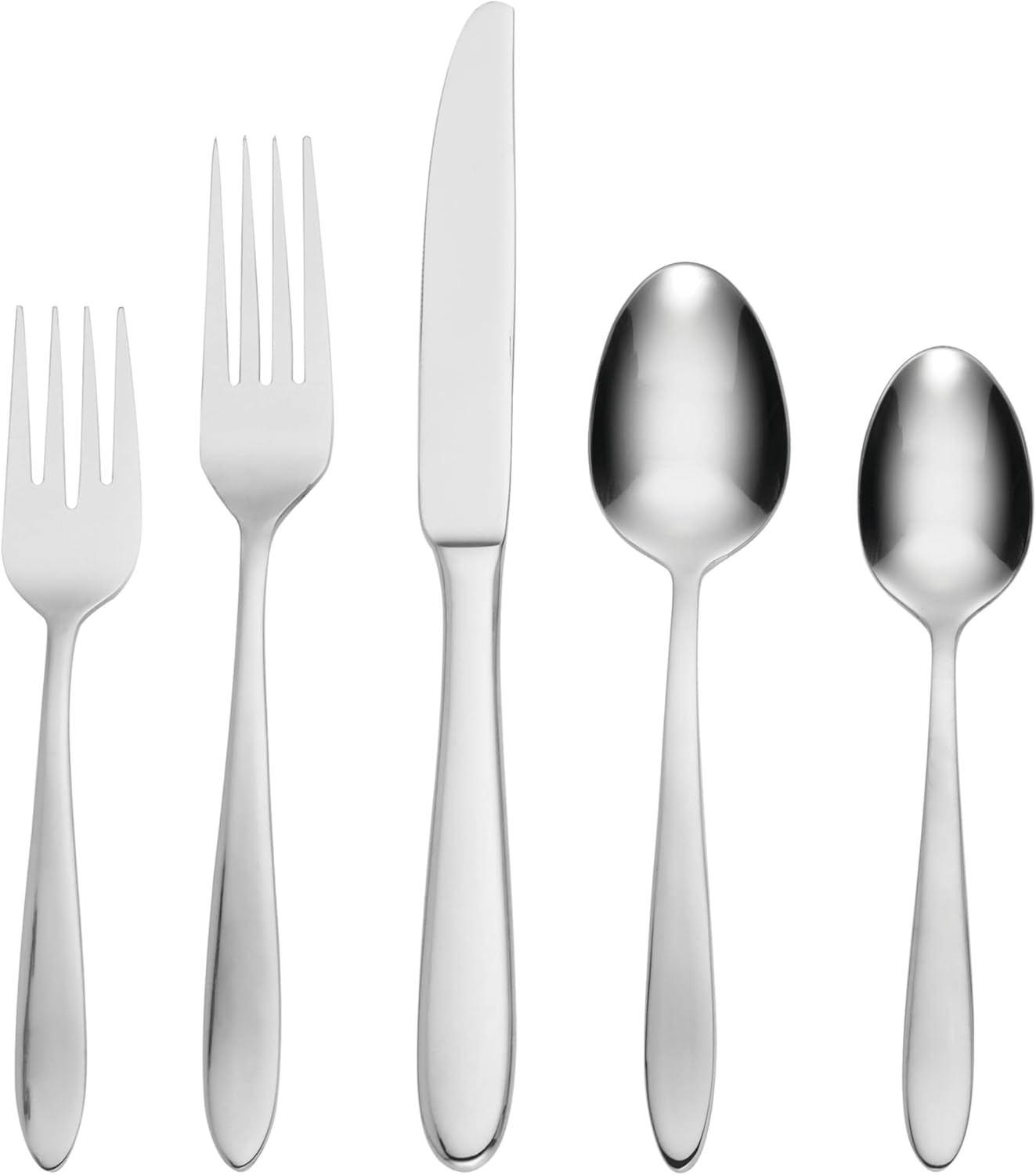 Oneida Mooncrest 20-Piece Flatware Set, Service for 4, Silver