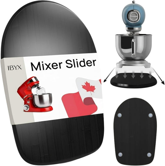 Ibyx Elegant Sliding Tray - Compatible with 4.5 Qt KitchenAid Stand Mixers and Other Heavy Appliances (Black)