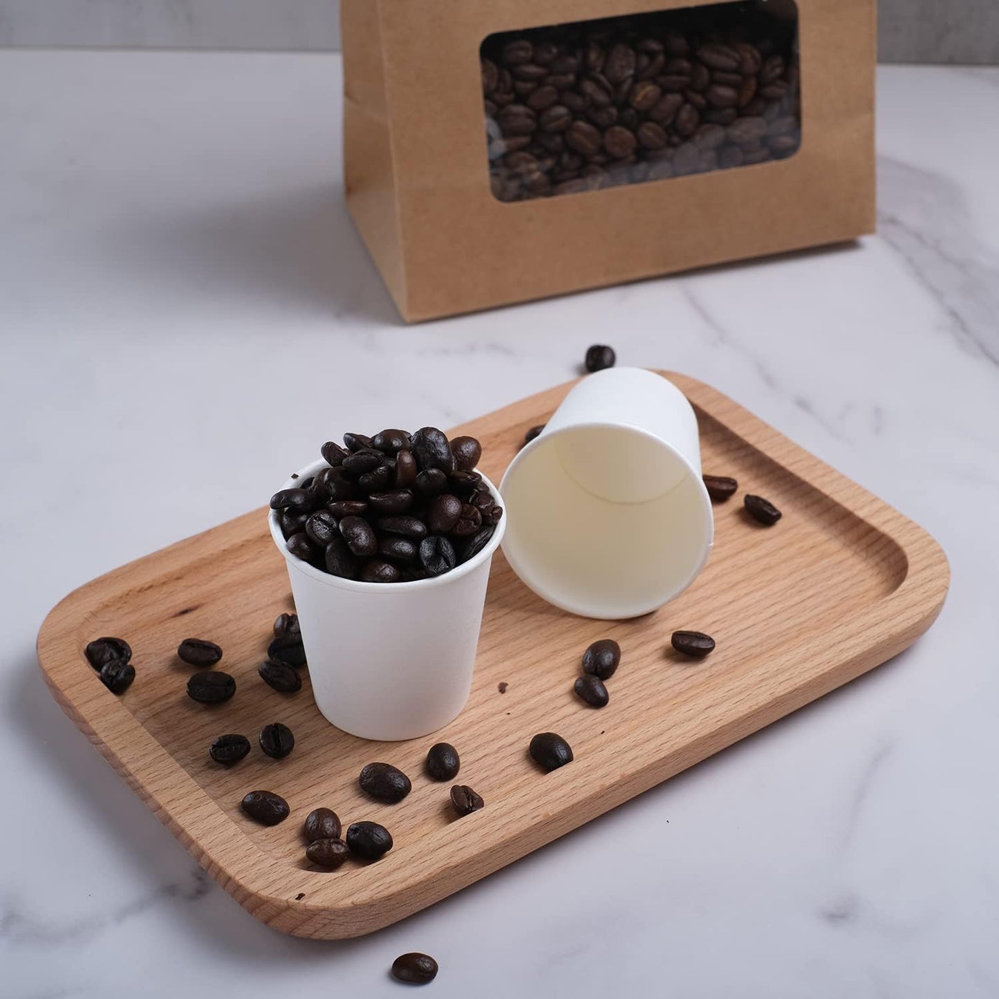 Lamosi 1200 Pack 3 oz Paper Cups for Bathroom, Disposable Small Mouthwash Cup, 3oz Mini Espresso Cups for Travel, Party, Picnics, Home, Applicable to Cup Dispenser