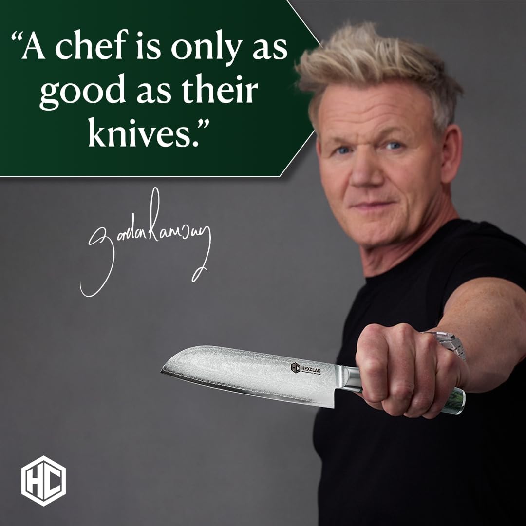 HexClad Santoku Knife - Thumbnail 5