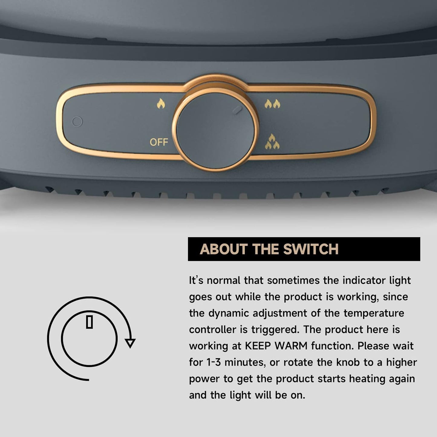 Dezin Hot Pot Electric with Divider, 5.5L Double-Flavor Electric Shabu Shabu Pot, Removable Non-Stick Dual Sided Electric Cooker, 3" Depth Divided Pot with Multi-Power Control, 2 Silicone Ladles