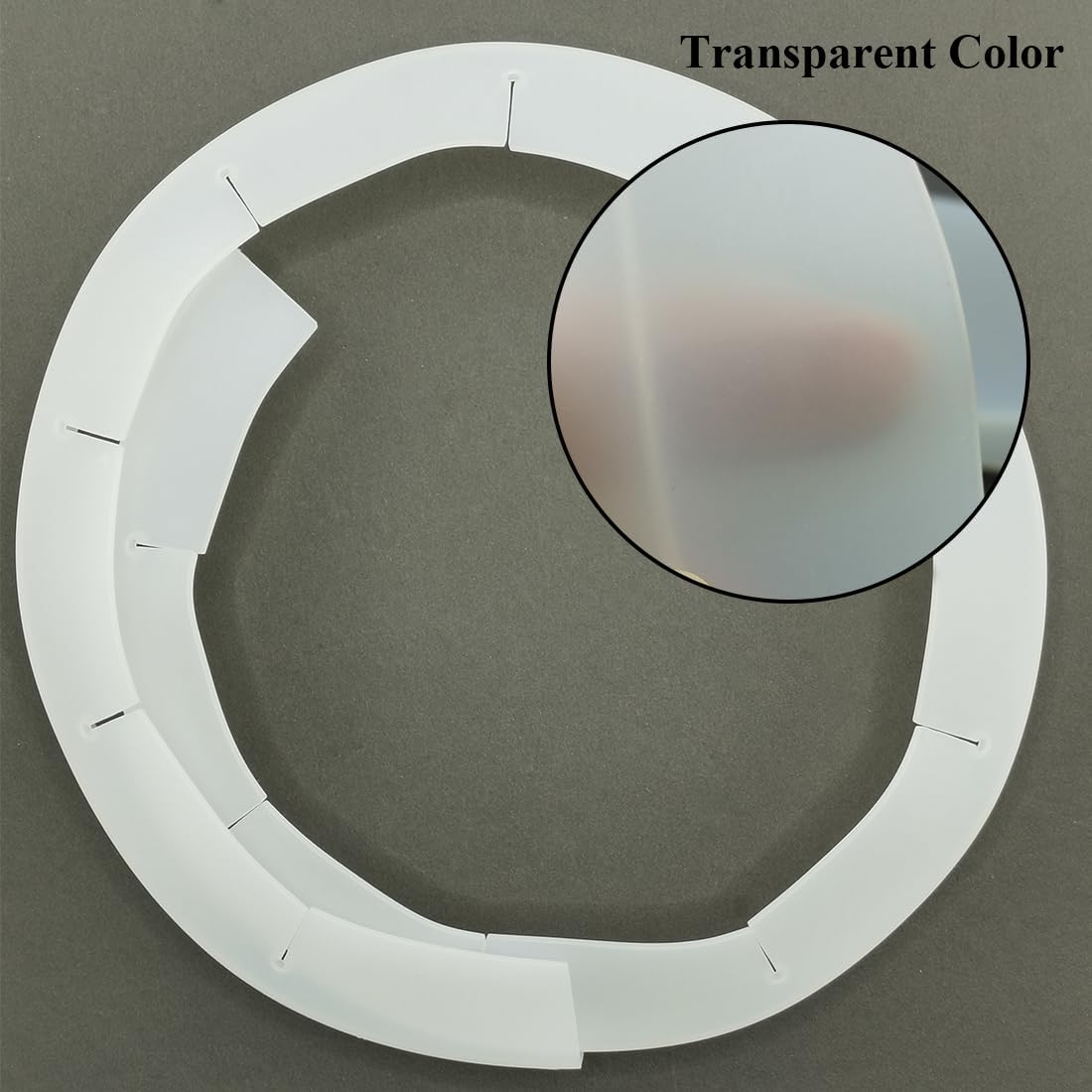 Adjustable Pie Crust Shields, Silicone Baking Protectors, Cover Ring Tools Fits 8-11.4 Inch Pies, Baking Pie Pizza Crust Shield Protector Cover for Edges ﻿ (Red+Blue+Transparent+Grey)