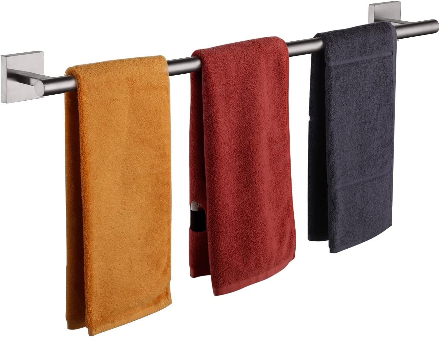KOKOSIRI Towel Holder Bathroom Accessory Towel Bar for Bath Kitchen Towels Rail 36 Inch Brushed Nickel Stainless Steel B4005BR-L36