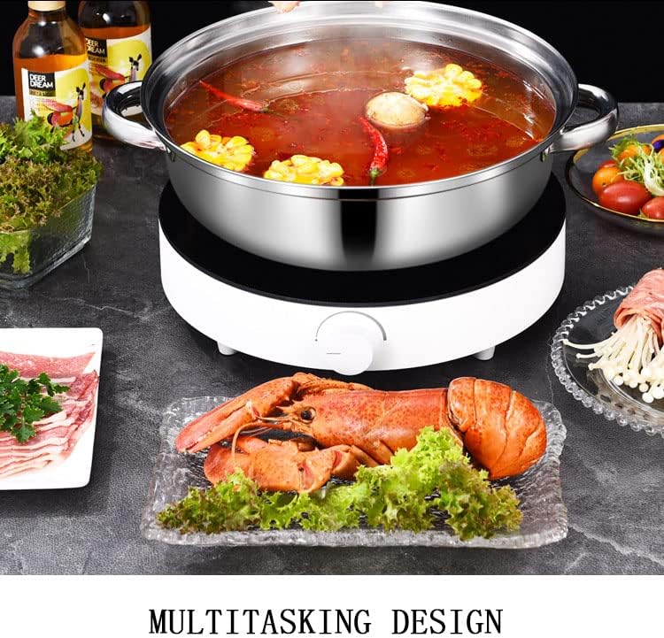 Steamer Pot for Cooking 4 Quart Steamer Pot 2-tier Multipurpose 18/8 Stainless Steel Steam Pot Cookware with Lid for Vegetable, Noodles, Pasta, Food