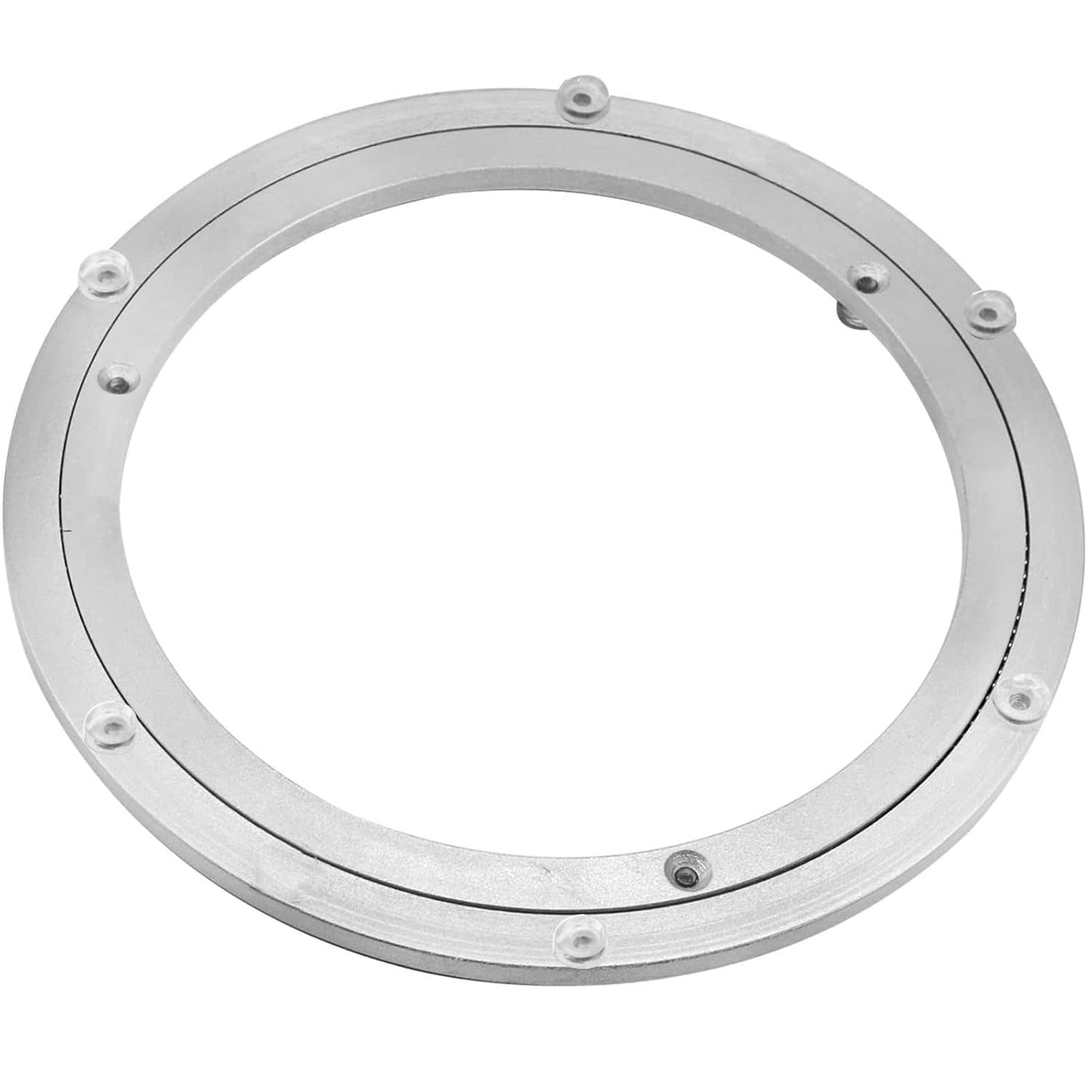 Aluminium Alloy Turntable Bearing, Heavy Duty Swivel Turntable Lazy Susan Rotating Bearing Turntable Round Dining Table Smooth Swivel Plate Hardware (450mm - 18inch)