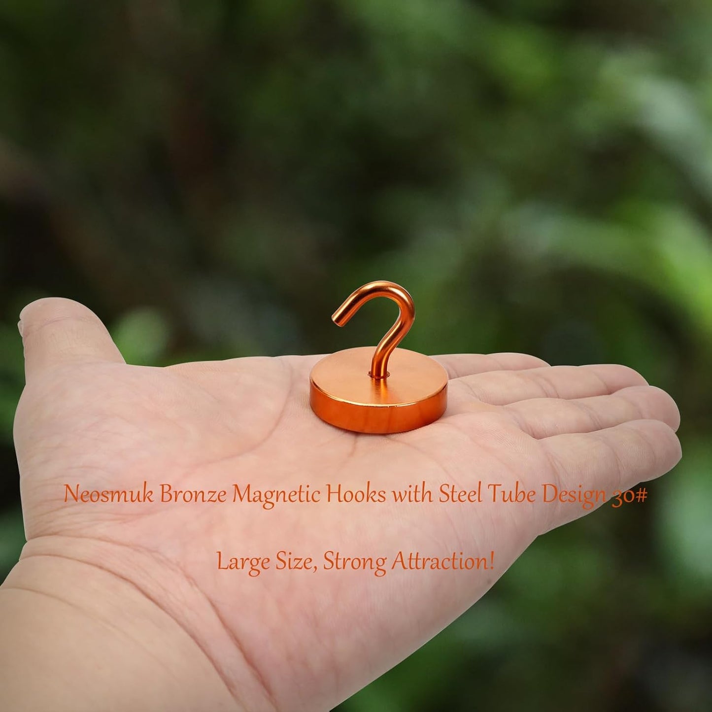 Neosmuk Magnetic Hooks, Cruise Ship Essentials, 100lb+ Heavy Duty Magnetic Hooks for Cruise Cabins, Refrigerator, Grill, Hanging, and Travel | Extra Strong Must-Haves Magnet Hook,Gold