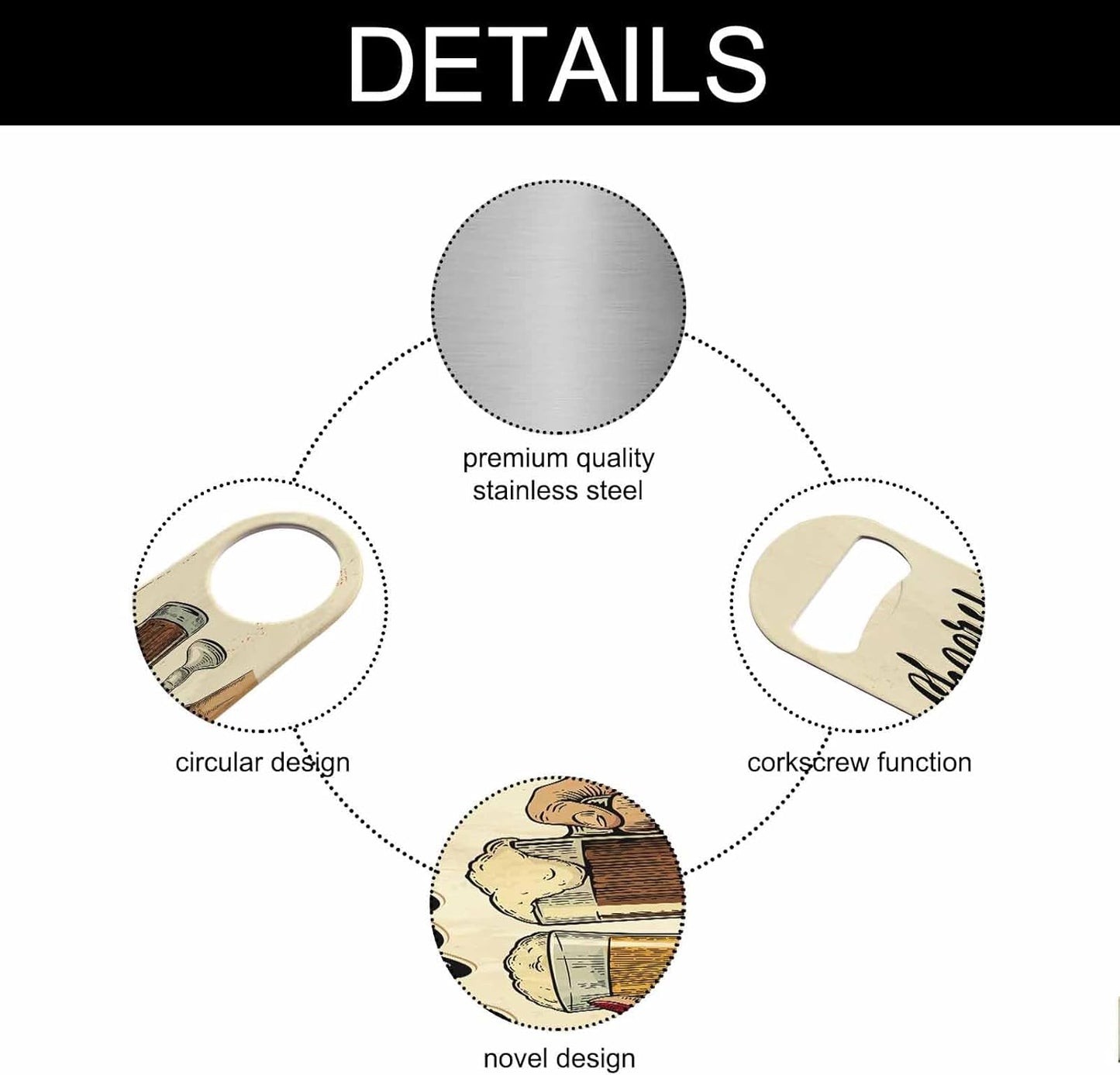 Stainless Steel Bottle Opener - Cheers Hand Holding Glass Beer Cup Celebration Full Liquid Drinks Happy Flat Beer Bottle Opener Keychain for Home Kitchen Bar Restaurant Party Birthday Gift