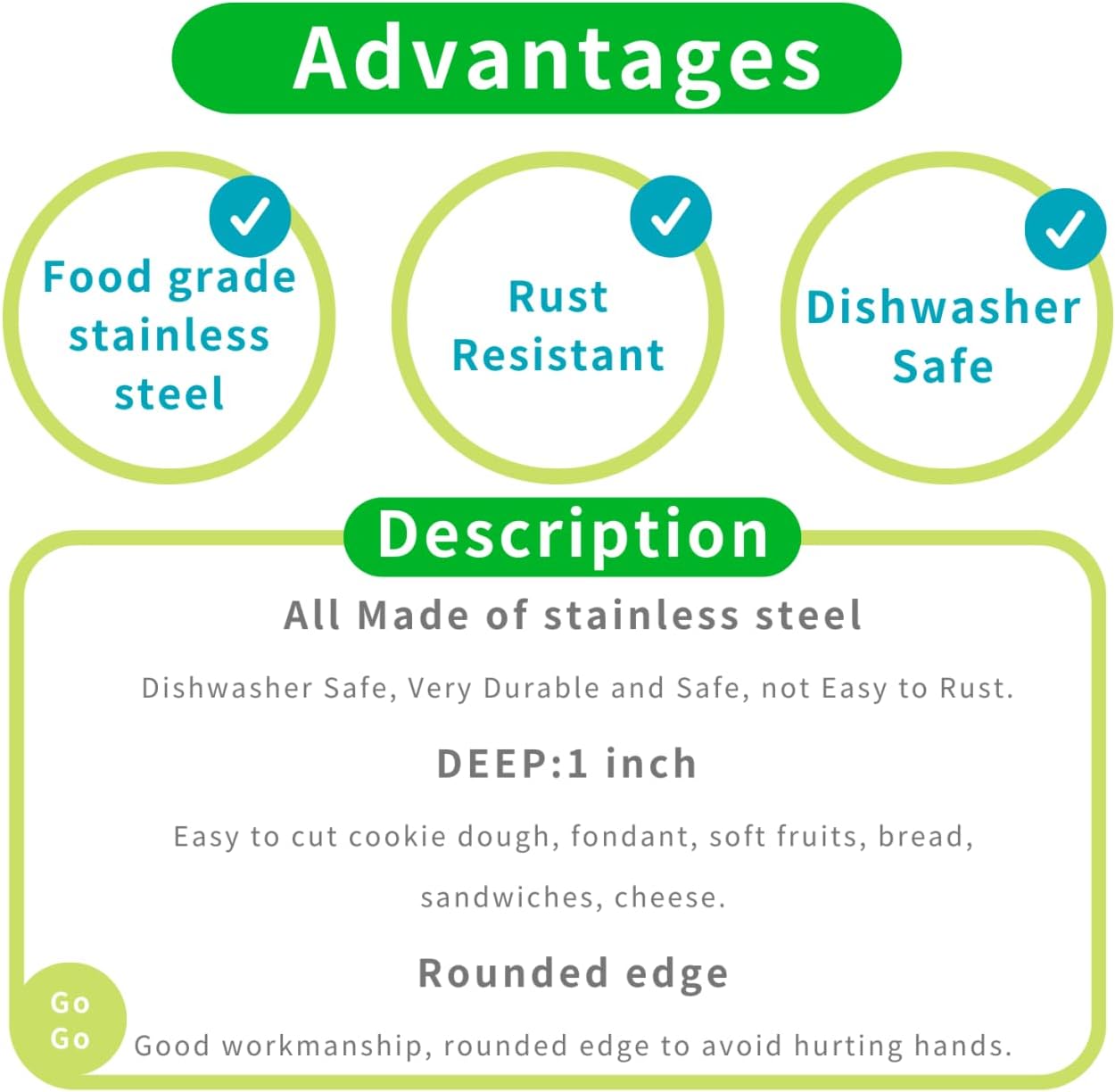 Fall Leaf Cookie Cutters-4 Piece Set-Maple, Oak Leaf Shapes-Dishwasher Safe-Fall Holiday Themed Cookie Cutters