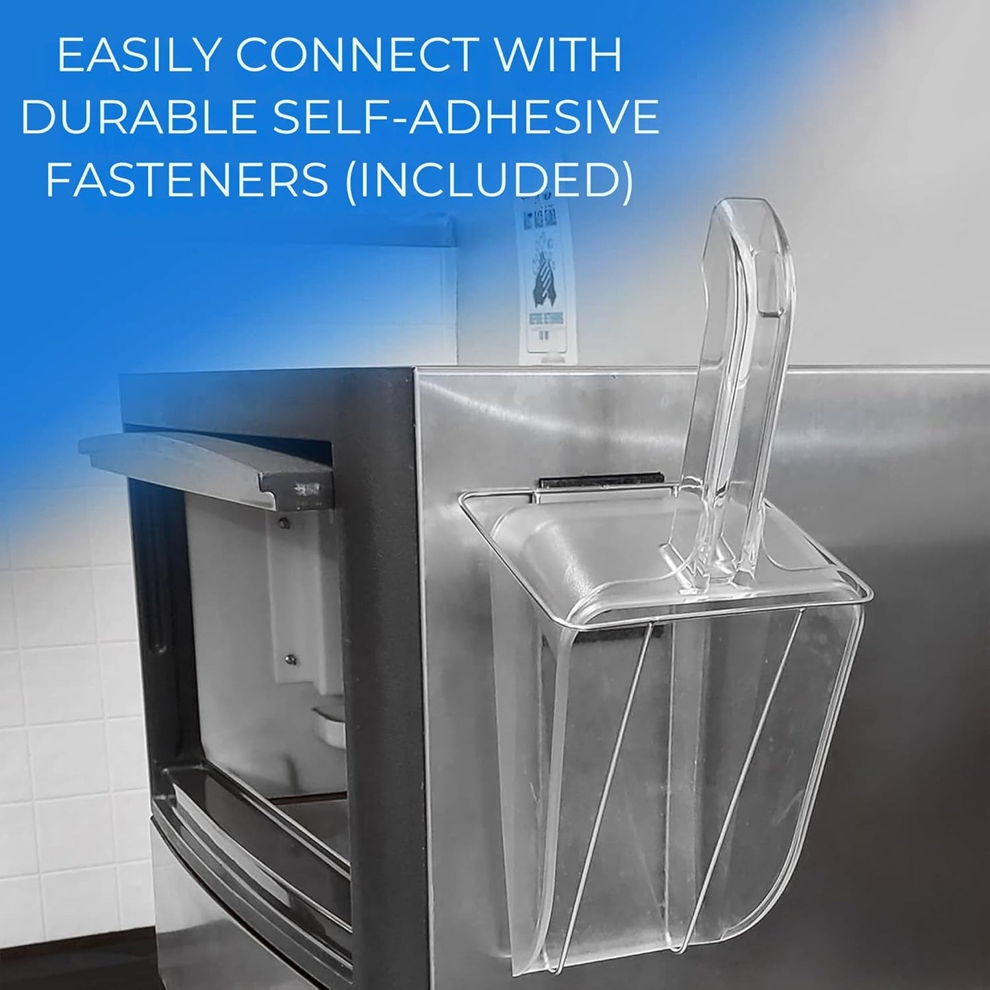 Darware Commercial Ice Scoop with Metal Holder, 7-Cup Capacity (58 Fluid Oz.)