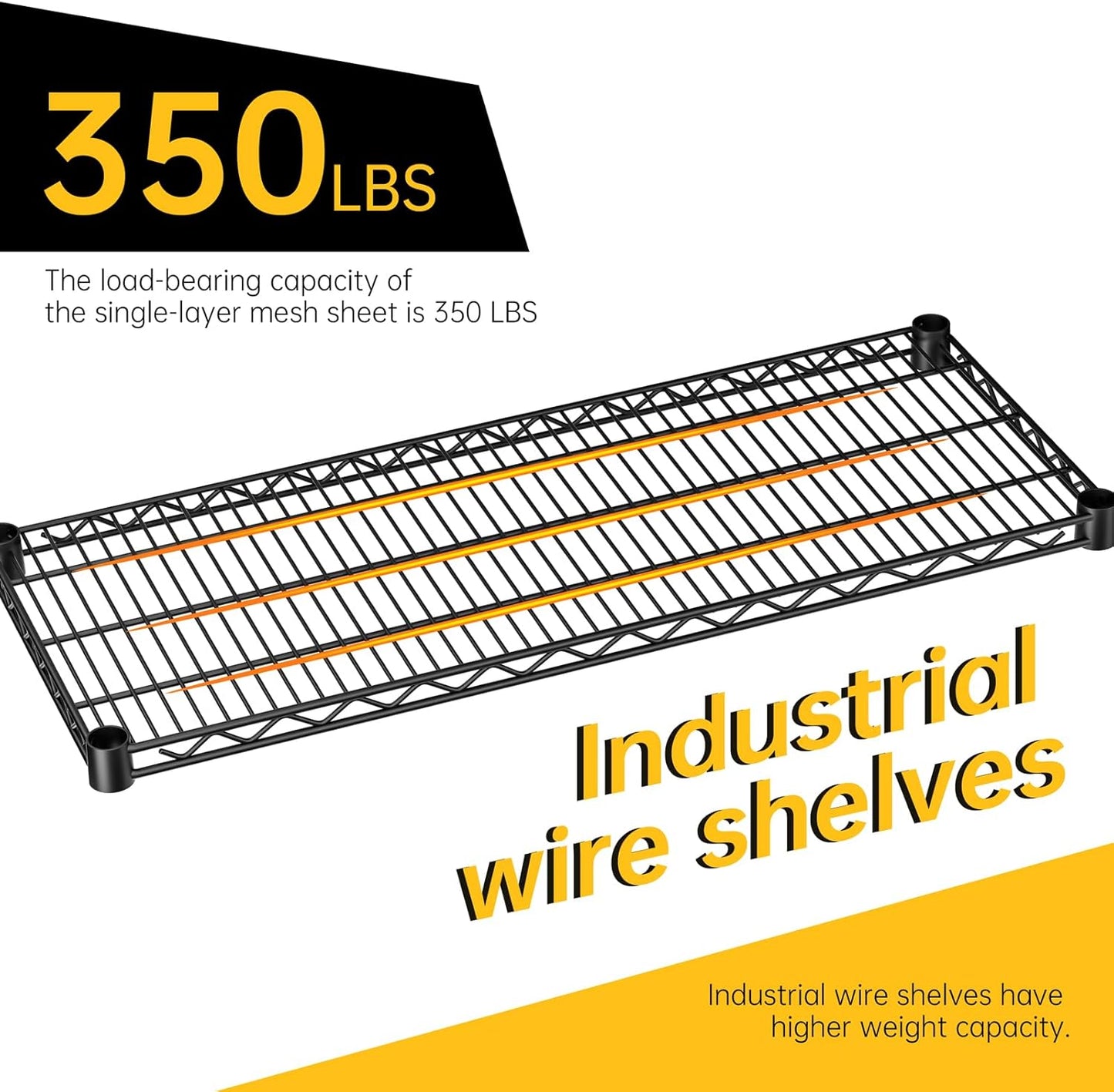 SINGAYE 5 Garage Heavy Duty Shelving Unit Kitchen Pantry Close Home Organizers and Storage Bathroom Shelf Laundry Room Organization Industrial Book Metal Wire Adjustable Shelves