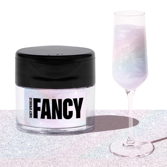Fancy Sprinkles Moonstone Iridescent Premium Edible Glitter, 100% Edible Glitter for Sparkling Food & Drinks No Taste or Texture (4gm)