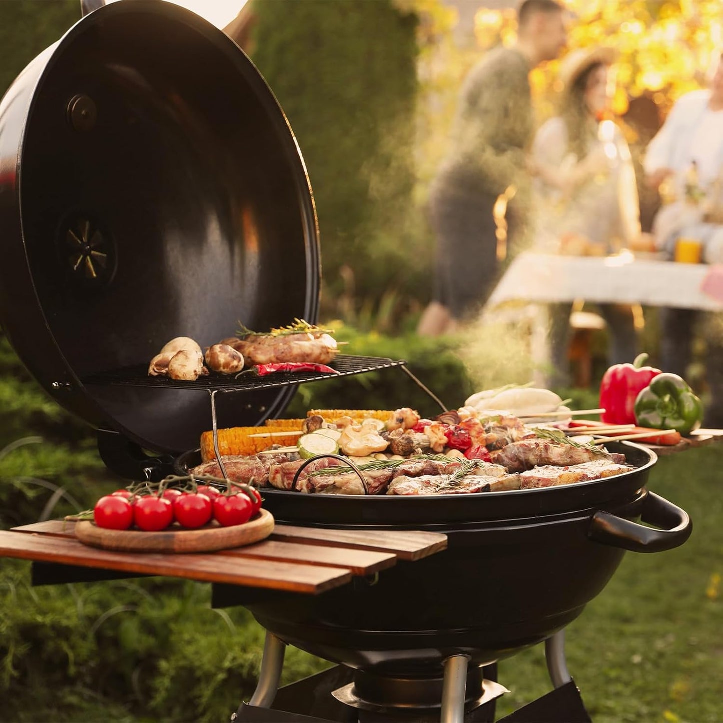 uxcell 2 Pcs Round Cooking Rack with Legs, Dia 8.3 Inch 304 Stainless Steel Barbecue Grill for Cooking Baking Barbecue Air Fryer Racks, Silver