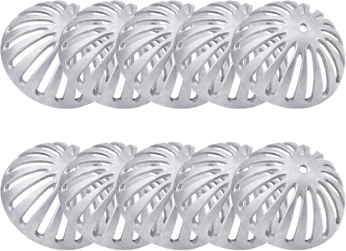 Floor Sink Strainer, Floor Drain Strainer, Heavy Duty Aluminum Dome Drain Cover, Floor Drain Cover for Restaurant, Home, Garden, Kitchen, Bar, Buffet or Food Service 5-1/2" W x 2-1/4"H(10PCS)